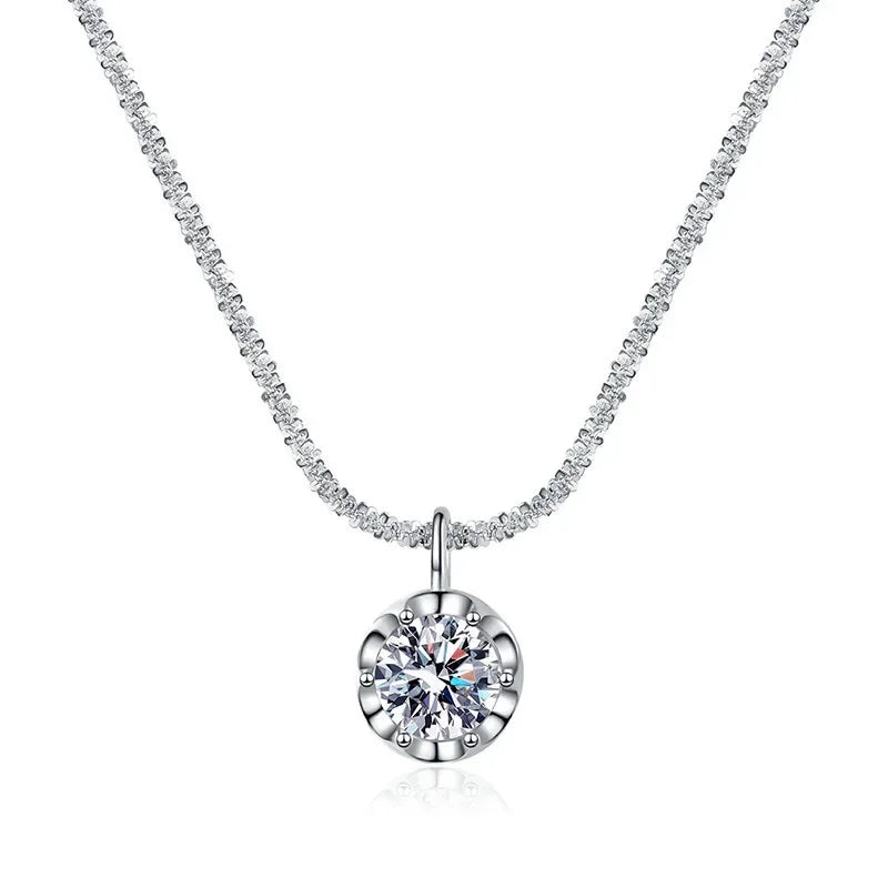 925 Sterling Silver Olive Beads Snake Bone Necklace | Andara Luxury Italian Jewelry additional angle