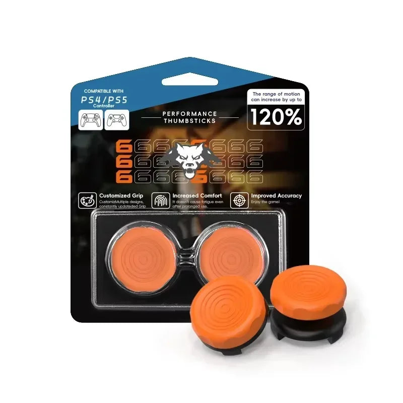 DATA FROG High-Rise Thumb Stick Grips | FPS Performance Extenders for PS4 PS5 and 8Bi alternate view