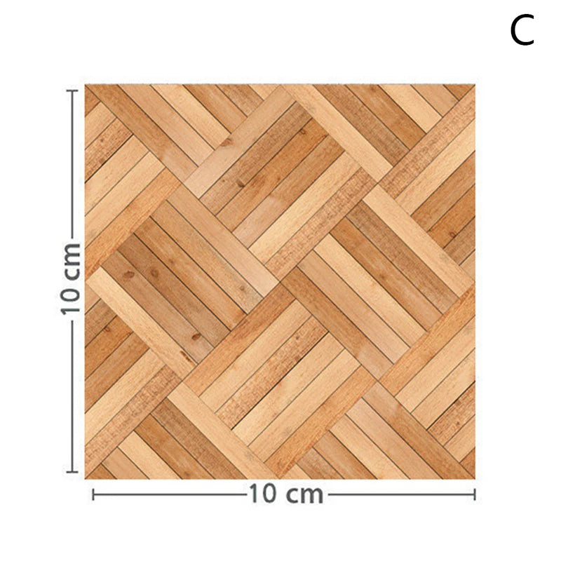 1:12 Dollhouse Miniature Grain Floor Wallpaper Tiles Sticker | Bathroom Living Room D lifestyle view