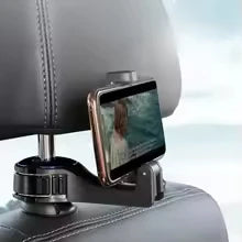 Car hook multifunctional car creative rear headrest hook car use lock buckle mobile phone support br
