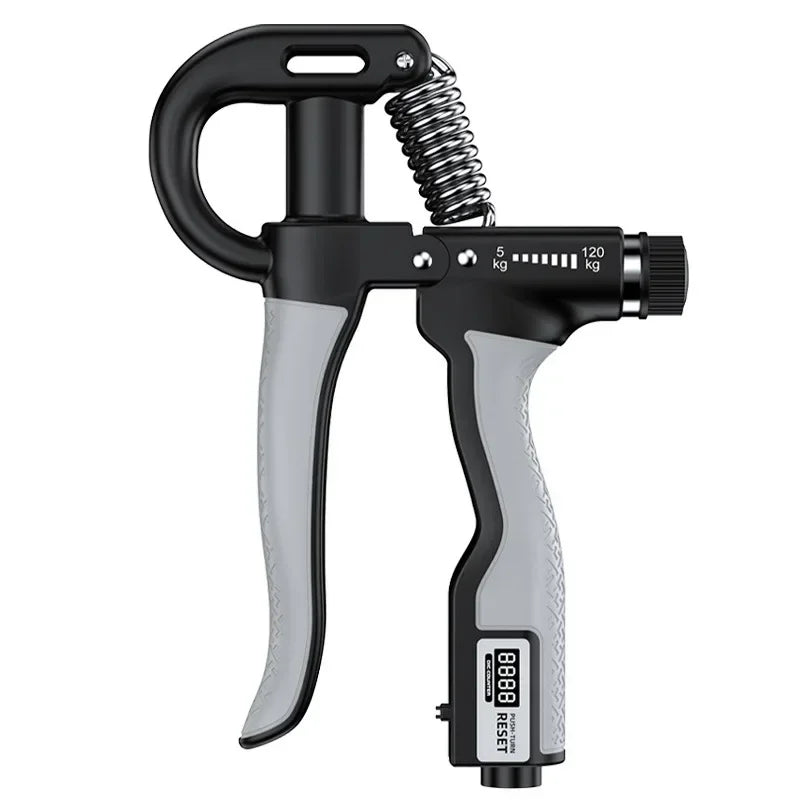 Adjustable Hand Gripper | 5-120 kg Heavy Finger Strengthener for Muscle Recovery close-up view