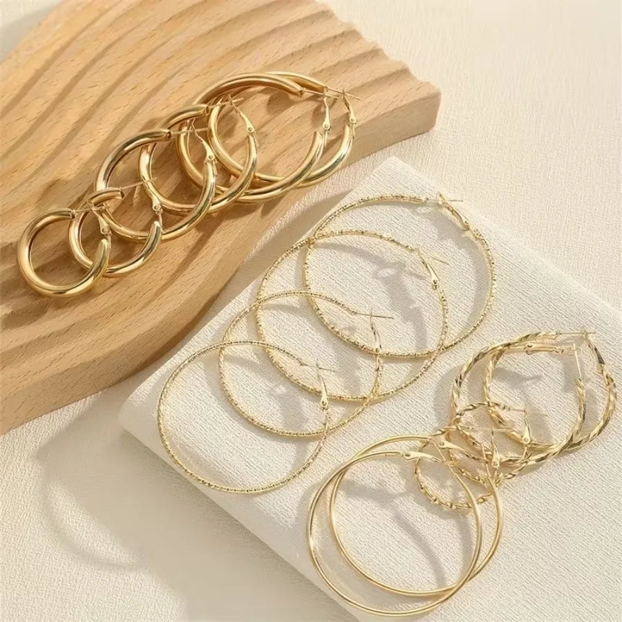 8 Pairs Dangle Earrings Set | Versatile Fashion Earrings for Women alternate view