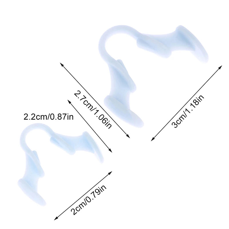 Silicone Anti Snoring Nose Clip | Snore Prevention Gadget for Women and Men additional angle