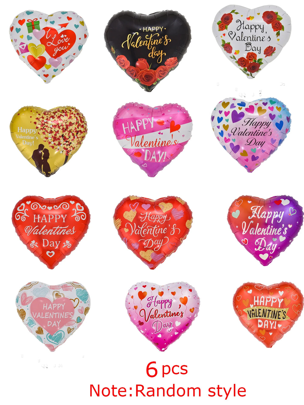 Love Heart Bear Balloon with Stand | Valentine's Day Decor close-up view