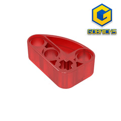 Gobricks GDS-2016 Technical Beam 2 x 3 L-Shape with Quarter Ellipse Thick | Building Blocks Toy Comp