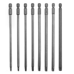 1PC Long 150mm Magnetic Torx Screwdriver Bit | Alloy Steel 1/4 Inch Hex Torx Screw Dri close-up view