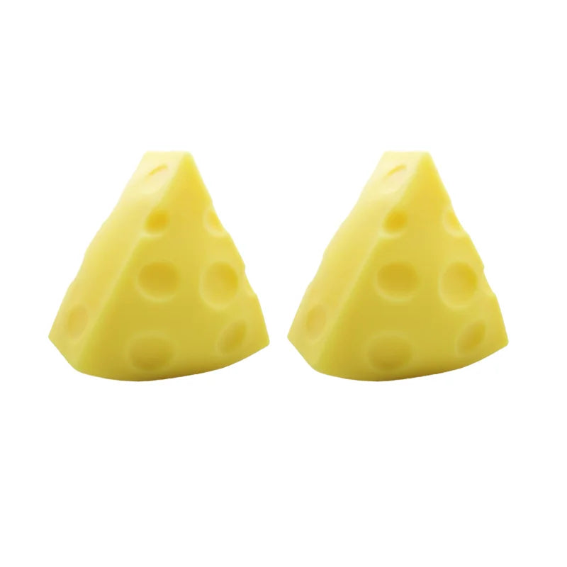 Cheese Squishy Toy | Soft Slow Rebound Stress Relief Fidget Toy for Adults close-up view