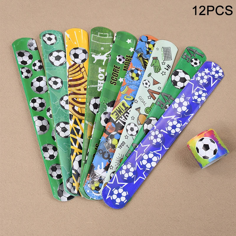 Soccer Party Bracelets Keychain Pin Ball Maze Game Toys Football Theme Kids Birthday P close-up view