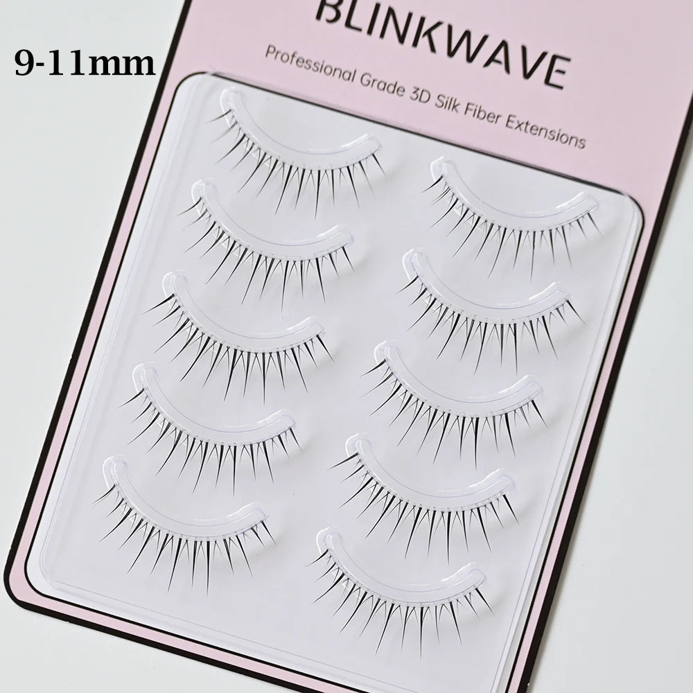 3D Volume Manga Lashes | Natural Look Wispy Fluffy False Eyelashes Pack alternate view