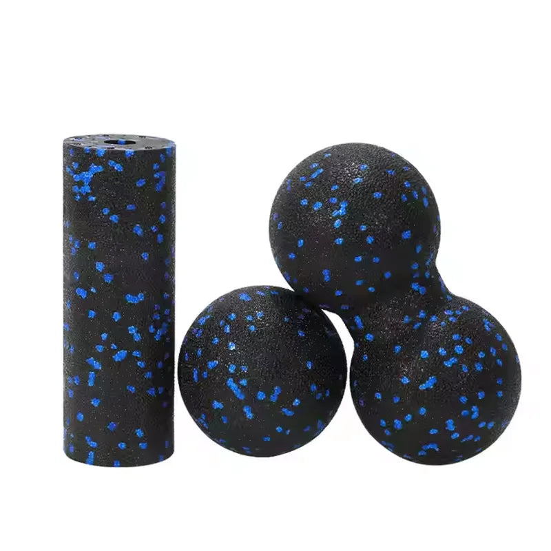 Yoga Peanut Ball Set | Massage Balls and Foam Block for Muscle Recovery detail view