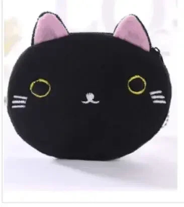 Cute Animal Plush Coin Purse | Zipper Change Purse with Keychain Mini Wallet lifestyle view