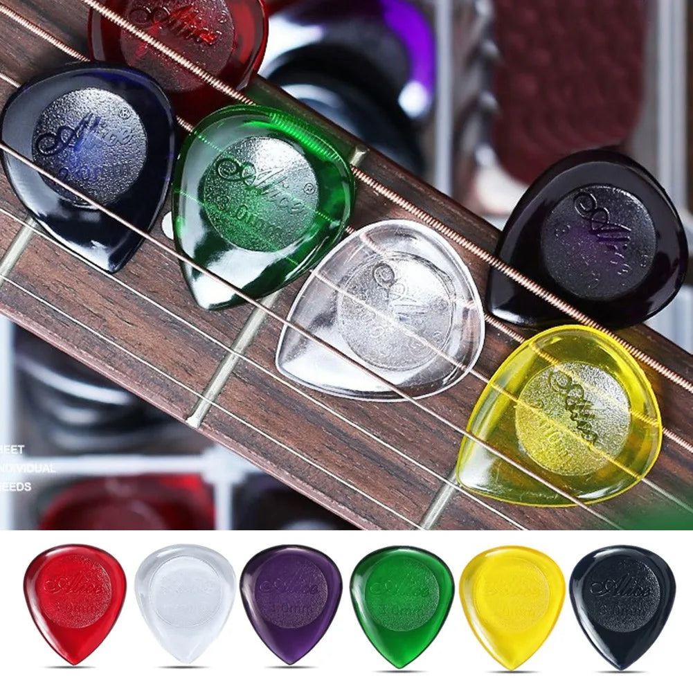6Pcs Alice Stubby Guitar Picks ABS Plectrums Large Stubbies Big Thickness 1mm 2mm 3mm Gu detail view