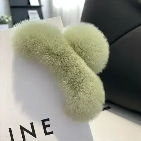 Hair Furry Claw Accessories for Women Clip Pinzas Para El Pelo Korean Fashion Headband Clips Pin Pinzas Pelo Hairclip Haarklem