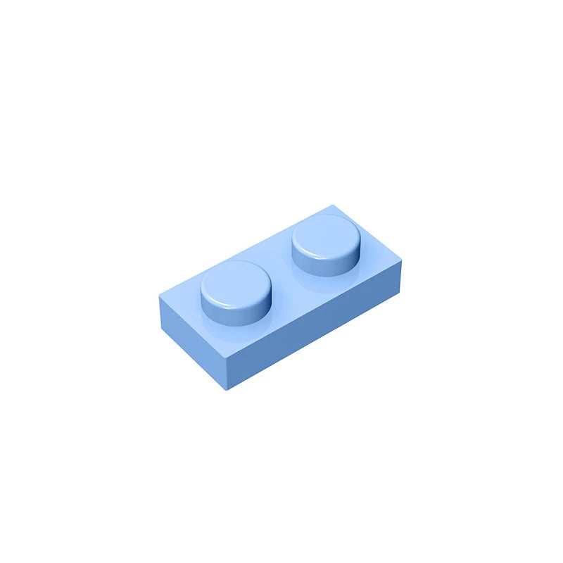 Gobricks Plate 1 x 2 Building Blocks 6225 Pieces | Compatible with Lego 3023 detail view