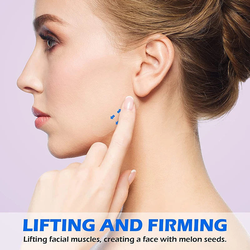 Waterproof V Face Makeup Tape | Invisible Lifting Stickers for Instant Chin Lift additional angle