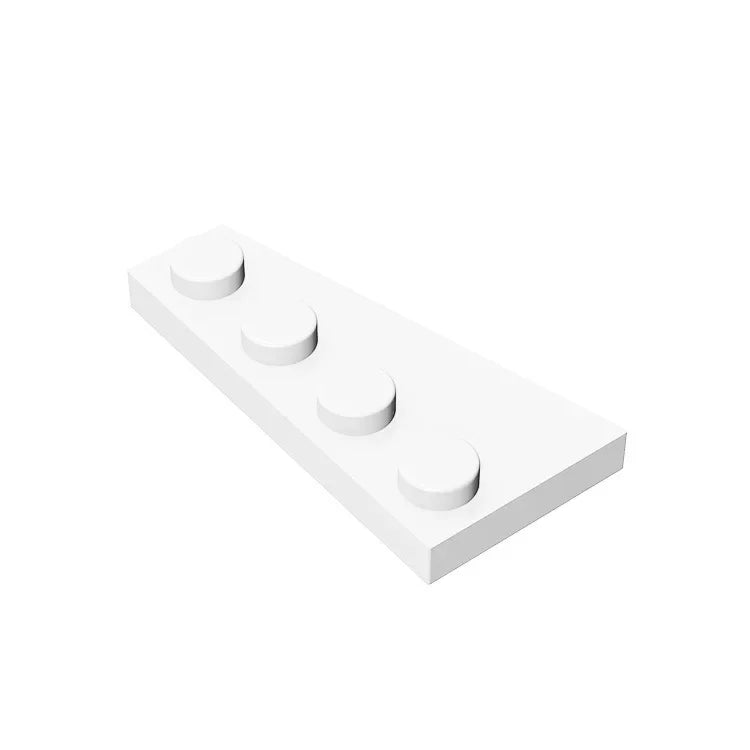 Gobricks GDS-549 Wedge Plate 4 x 2 Right | Building Block for Compatible DIY Sets lifestyle view