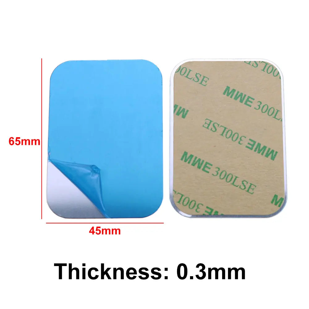 Silver Magnetic Metal Plate for Phone Holder 10 Pcs