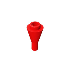 Gobricks GDS-1138 Cone 1 x 1 Inverted with Bar | Building Block for DIY Creations close-up view