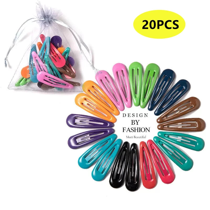 40PCS to 10PCS Hair Clips Girls Cute Candy color Hair Accessories Candy Color Style H lifestyle view