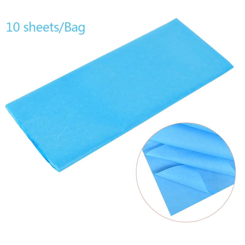 10pcs Unbleached Flower Wrapping Tissue Paper | 65x50cm Wedding Party Gift Wrap alternate view