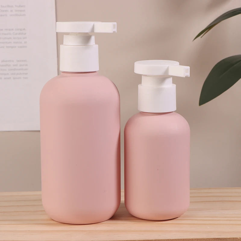 100ML-300ML PE Plastic Shampoo Shower Gel Foaming Soap Dispensers Refillable Bottle additional angle