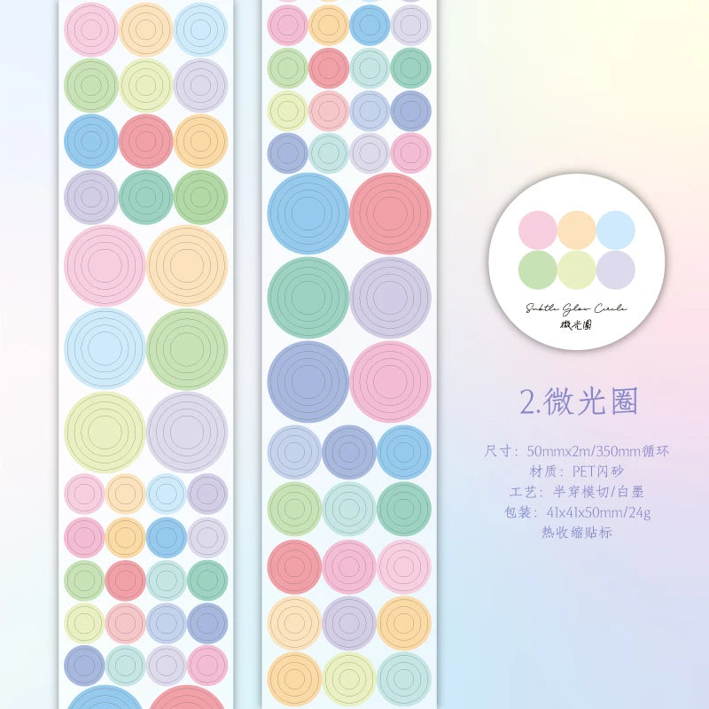 Star Cloud Masking Tape 5x200cm | Decorative Scrapbooking Tape Roll lifestyle view