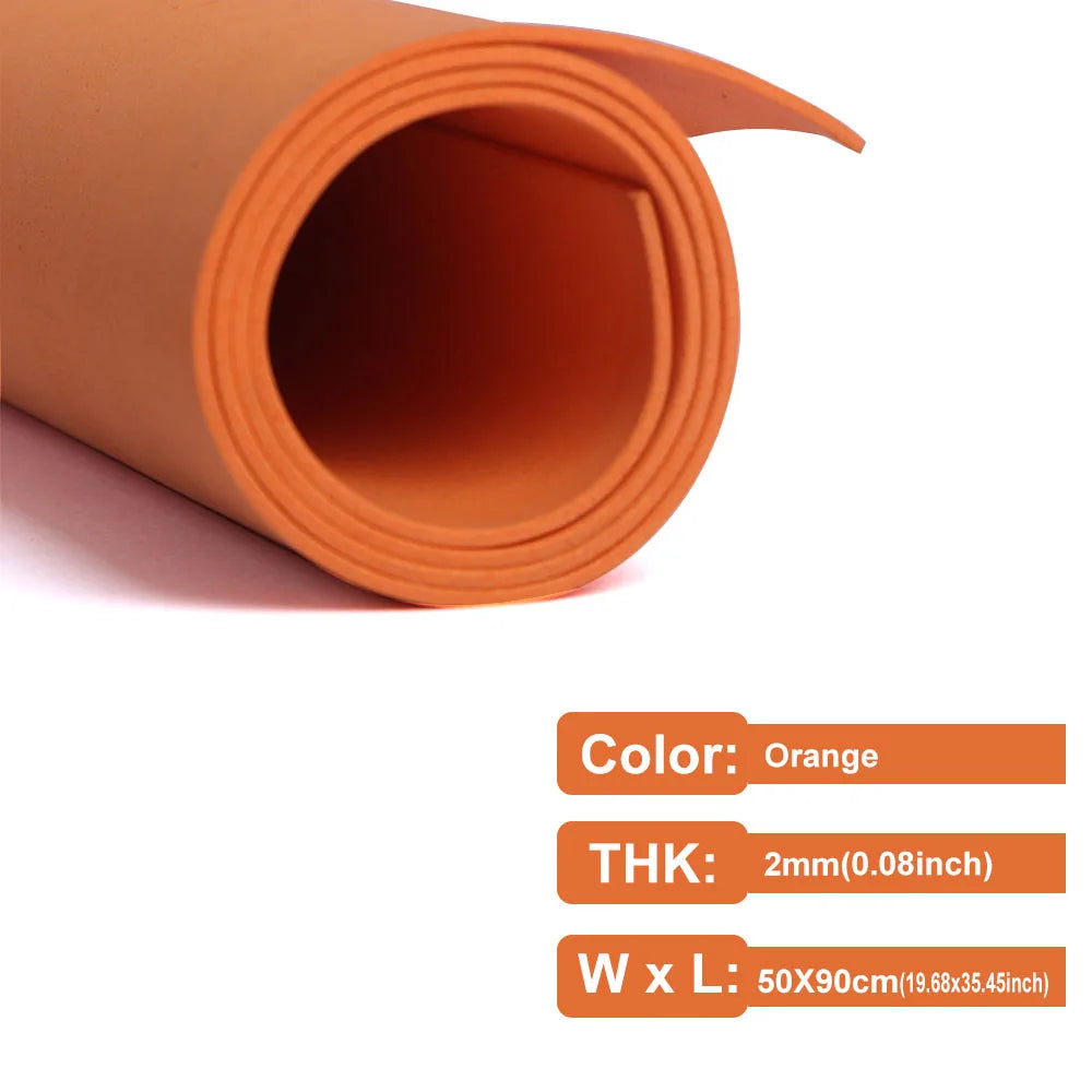 2mm Thick Multicolor EVA Foam Paper Sheet | 50x90cm DIY Craft Foam additional angle