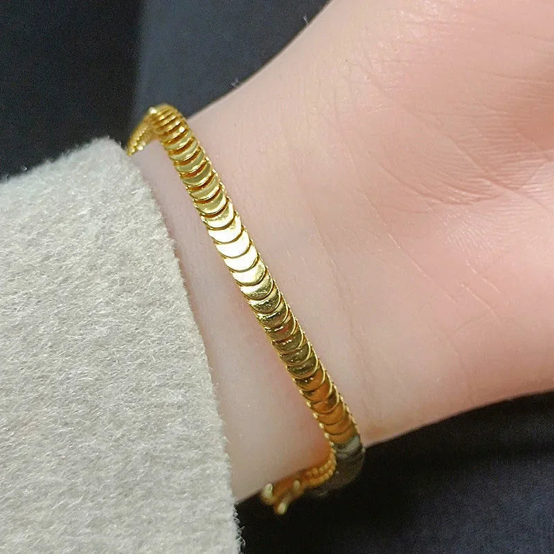 Roman Numerals Bracelet For Women Stainless Steel Jewelry Accessories Luxury Bracelet alternate view