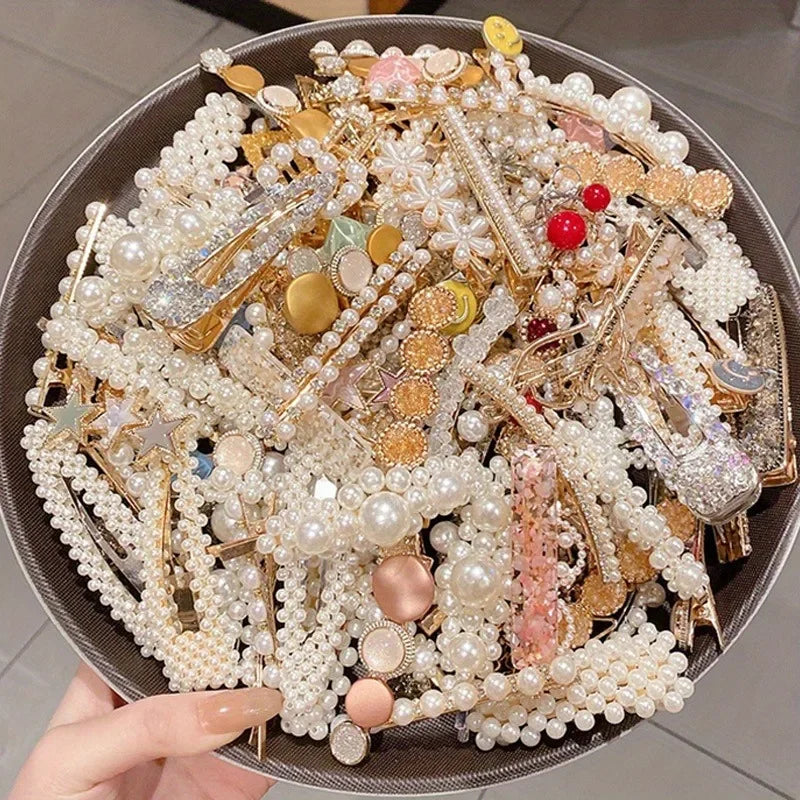 10 Pcs/set Women's Fashion Hair Accessories High-quality Resin Hair Clips Suitable Fo lifestyle view