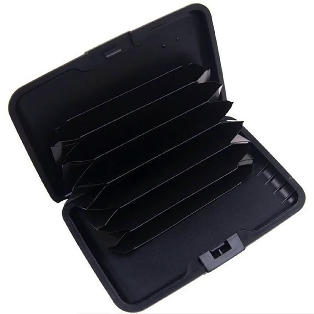 Metal Credit Card Holder Wallet | Slim Waterproof Card Protector detail view