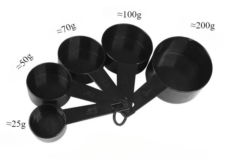 PP Measuring Spoon Set | Lightweight Plastic Kitchen Scoops detail view