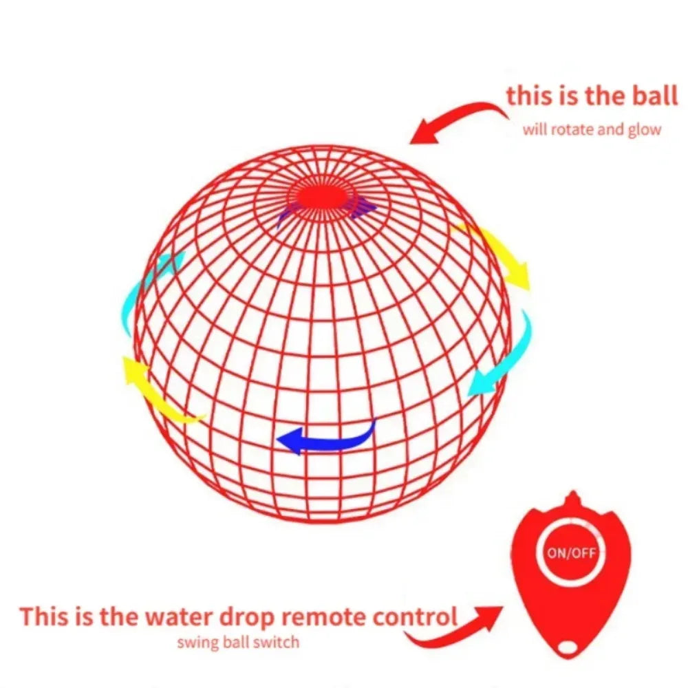 Magic Flying Ball Mini Toy Automatic Obstacle Avoidance UFO Boomerang Spinner Ball Toy close-up view