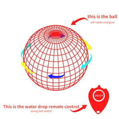 Magic Flying Ball Mini Toy Automatic Obstacle Avoidance UFO Boomerang Spinner Ball Toy close-up view
