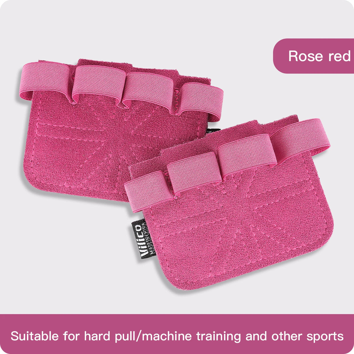 Leather Weight Lifting Training Gloves | Palm Protection for Gym Workouts alternate view