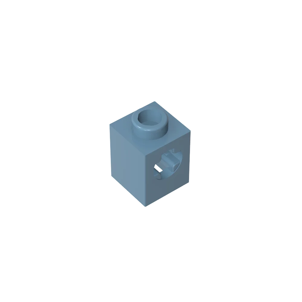 Gobricks GDS-2196 Technical Brick 1 x 1 with Axle Hole | Building Block for Lego detail view