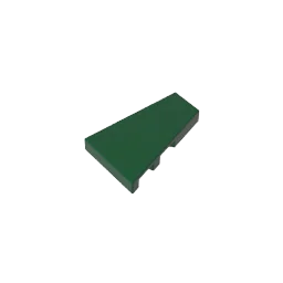 Gobricks GDS-M540 Tile Special 2 x 3 Pentagonal (right) | Compatible Building Block Pi close-up view