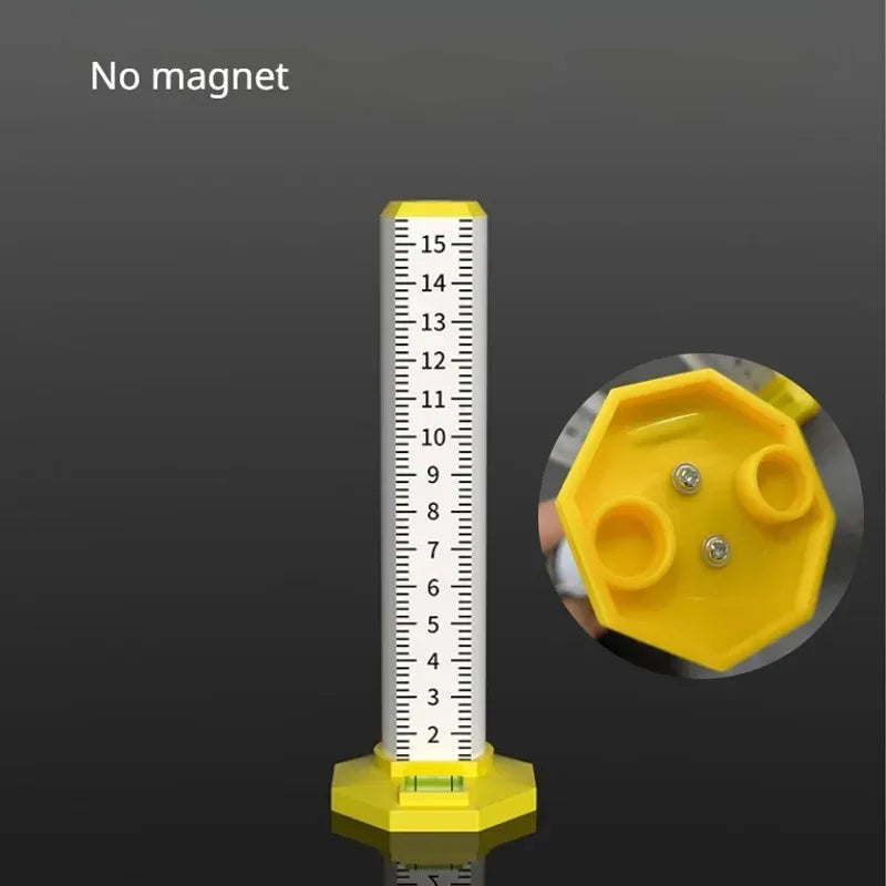 Light Steel Keel Leveling Tool | Suspended Ceiling Level Ruler for Tile and Drywall In close-up view