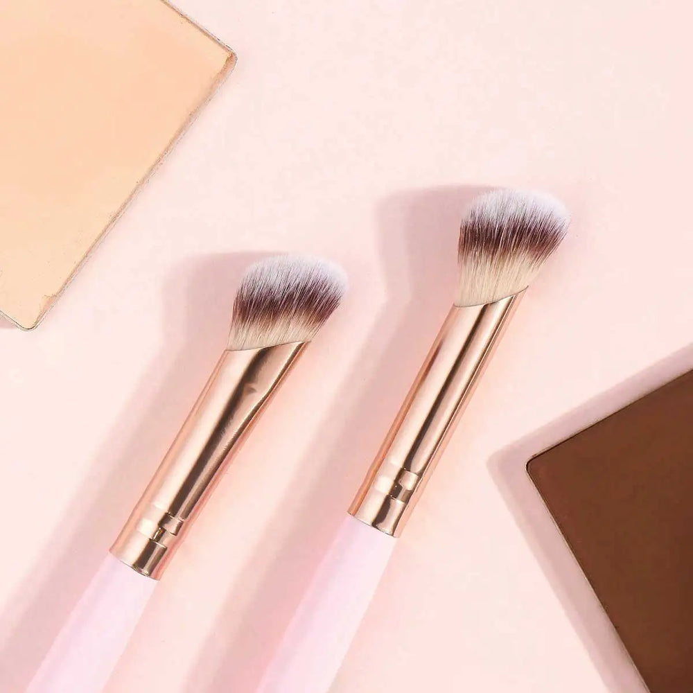4pcs Basic Makeup Brushes Set with Box | Dual-ended Travel Kit for Beginners additional angle