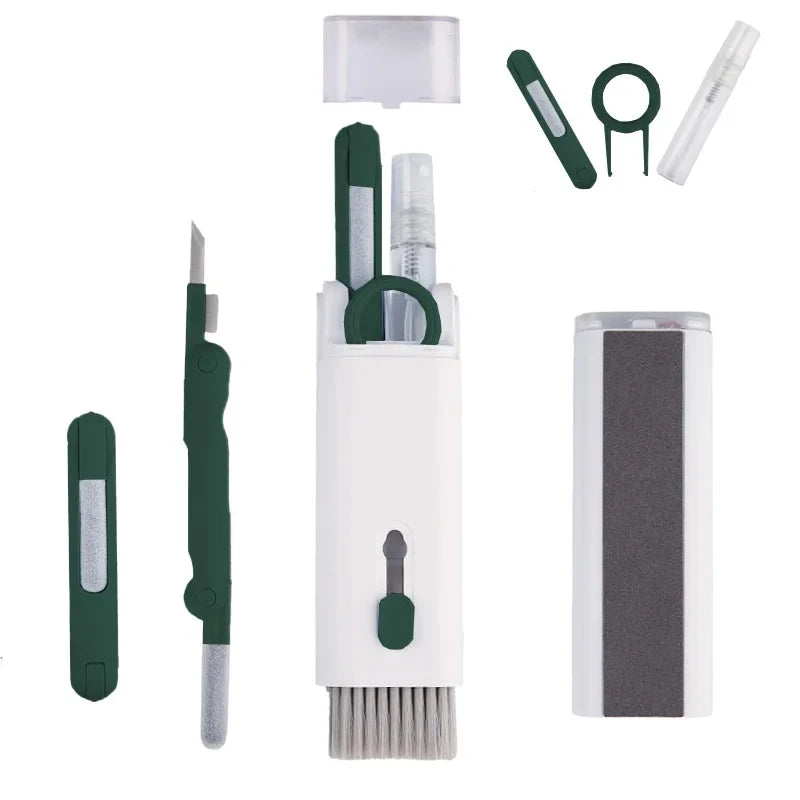 7 in 1 Computer Keyboard Cleaner Brush Kit Earphone Cleaning Pen For Headset Keyboard Cleaning Tools Cleaner Keycap Puller Kit