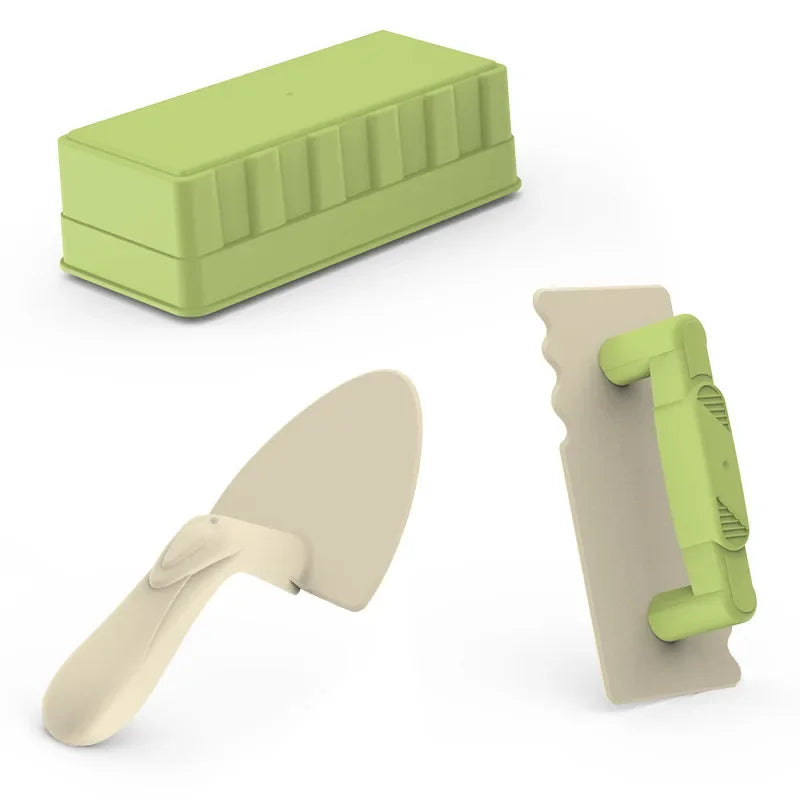Children Beach Toys Shovel Sandbox Castle Building Sand Brick Walls Molds Tools Winte lifestyle view