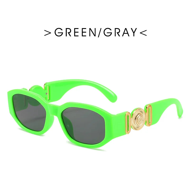 Vintage Square Luxury Small Frame Sunglasses Men Women Rectangle Brand Design Fashion Square Sun Glasses Shades Vintage Glasses