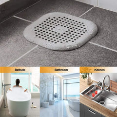 Plug Stopper Kitchen Sewer Silicone Bathroom Floor Bathtub WaterFilter Home Accessorie close-up view