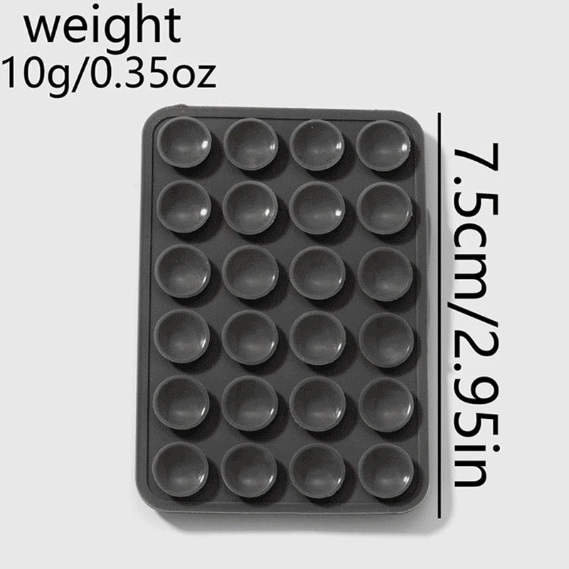 Silicone Suction Phone Holder Mat Multifunctional Suction Cup Wall Stand Square Anti- alternate view