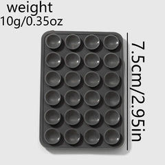 Silicone Suction Phone Holder Mat Multifunctional Suction Cup Wall Stand Square Anti- alternate view
