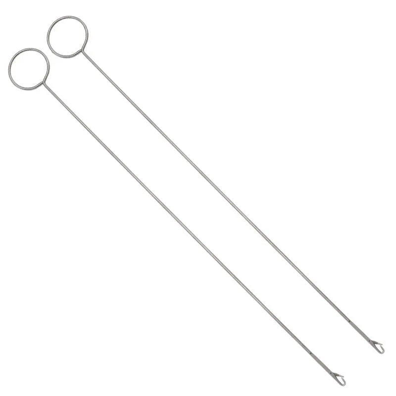 1/2PCS Metal Sewing Crochet Hook Loop Turner Fabric Tubes Strap Belt Strips Handmade alternate view
