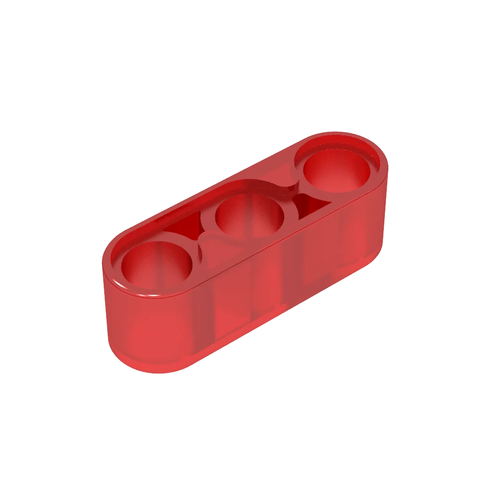Gobricks GDS-663 Technical Liftarm Thick 1 x 3 | Compatible Building Block for DIY additional angle