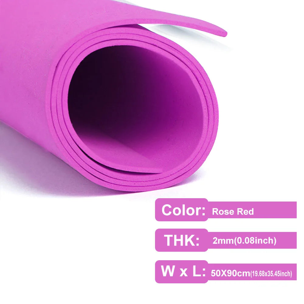 2mm Thick Multicolor EVA Foam Paper Sheet | 50x90cm DIY Craft Foam lifestyle view