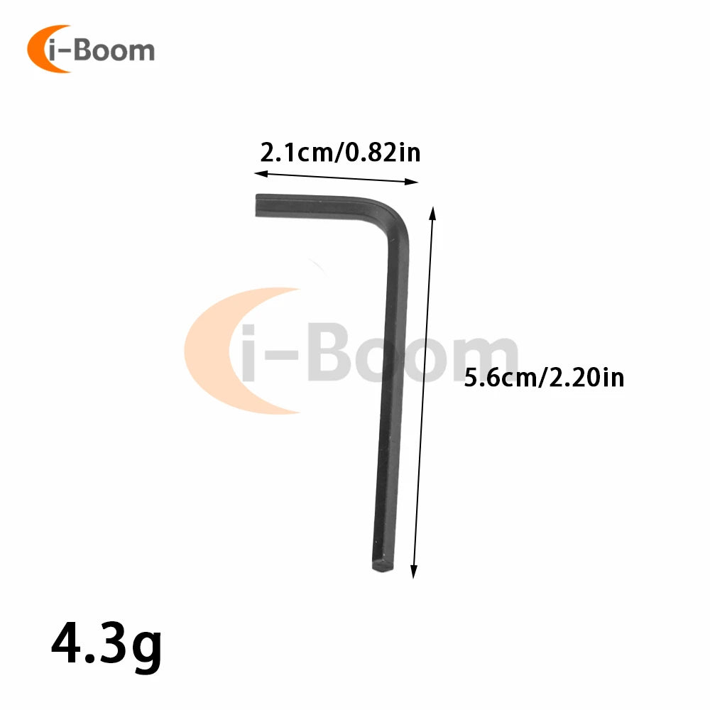 7-Piece Mini Hex Key Allen Wrench Set | 0.7-3mm Alloy Steel Screwdriver Kit additional angle