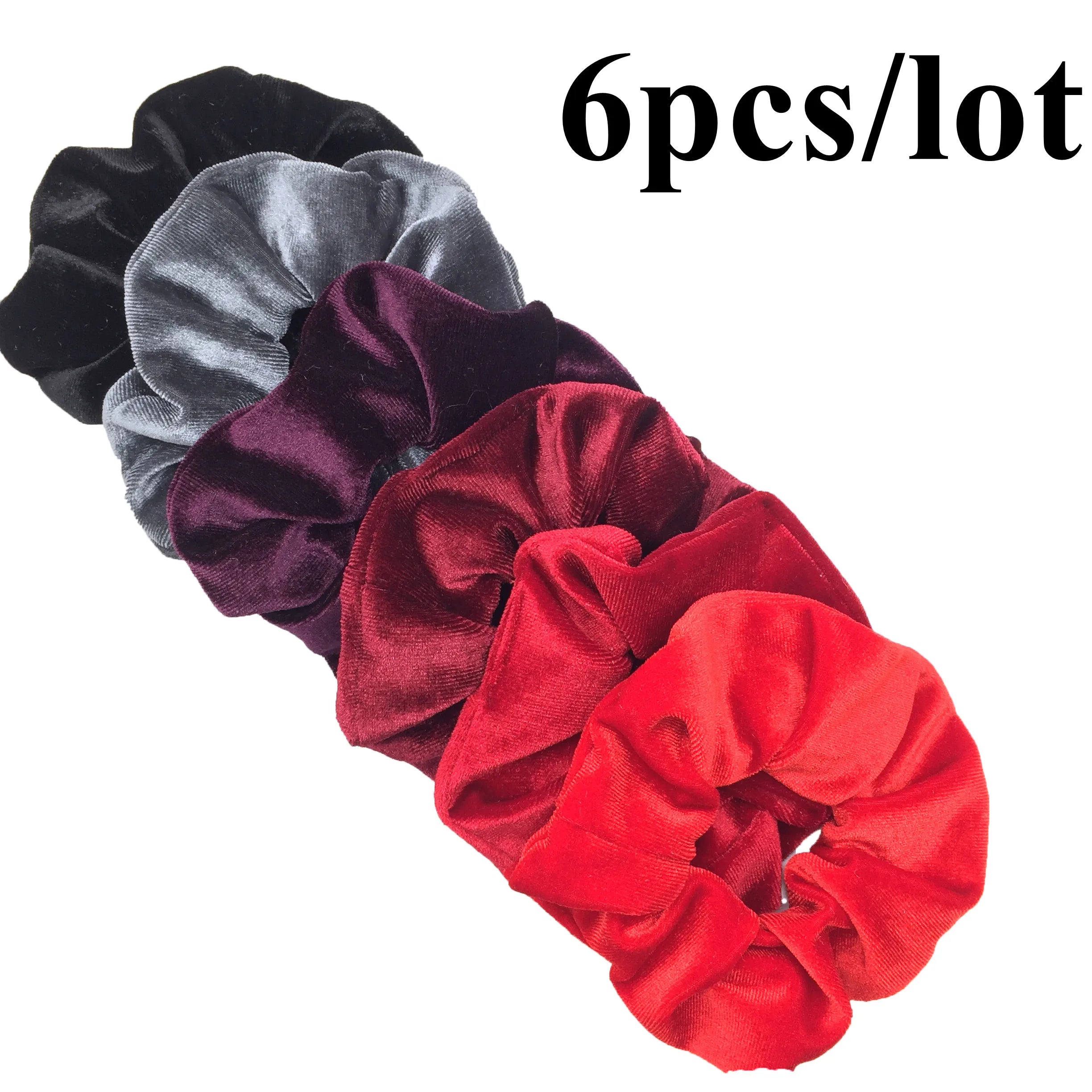10/6/1pc Accesorios para el cabello chouchou cheveux femme hair scrunchies headband additional angle