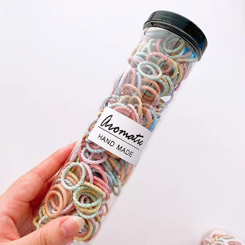 100 Piece/set Elastic Hair Bands Girls Baby Hair Accessories Child Hair Ring Head Rop alternate view